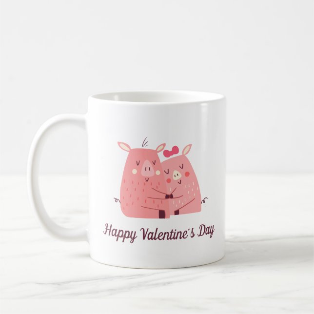 Belle tasse de café de Valentine | de couples de (Gauche)