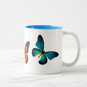 Belle tasse de papillon