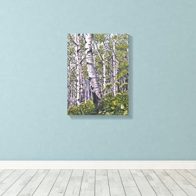 Belle Tessons de printemps en toile Imprimer (Insitu (Plancher de Bois))