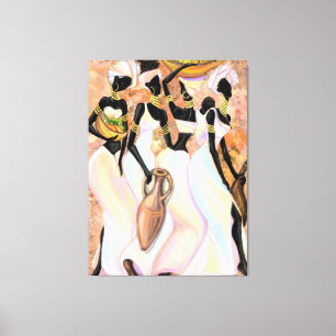 Belle toile pour femmes africaines - Peinture