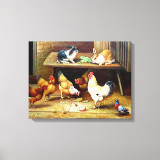 belle toile vintage peinture 22