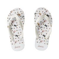 Belle tongs de chat personnalisée pour les enfants