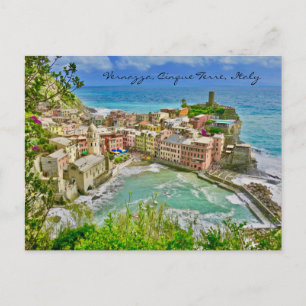 Belle Vernazza, Italie Carte postale