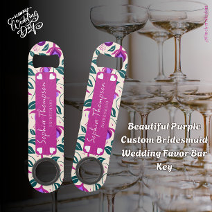 Belle Violet Personnalisé Mariage de femme de cham