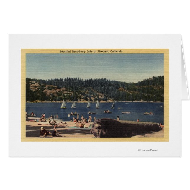 Belle vue sur le lac des fraises (Devant horizontal)