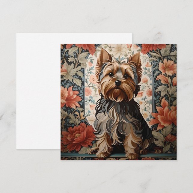 Belle Yorkie | Yorkshire Terrier Portrait (Devant / Derrière)