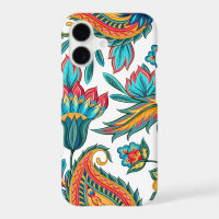 Belles aquarelles colorées ethniques Paisley