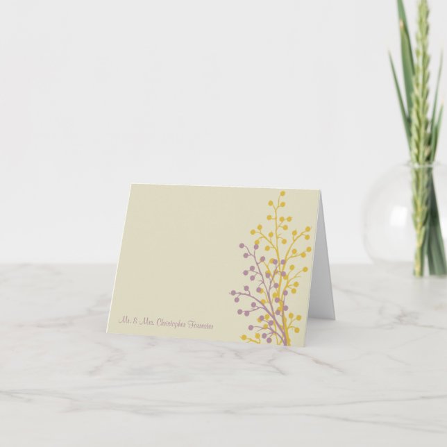 Belles Berries Merci Cartes (Devant)