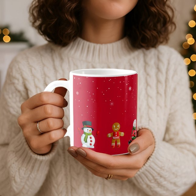 Belles caricatures de Noël CAFÉ MUG (Créateur téléchargé)