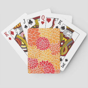 Belles Cartes De Jeu Florales