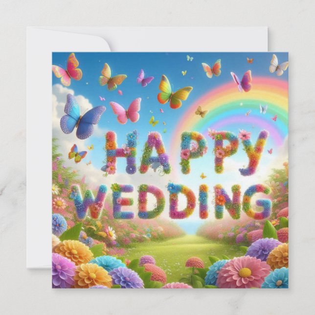 Belles Cartes de voeux Mariages (Devant)