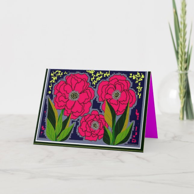 BELLES CARTES DE VOEUX VIERGES DE BRENDA (Devant)