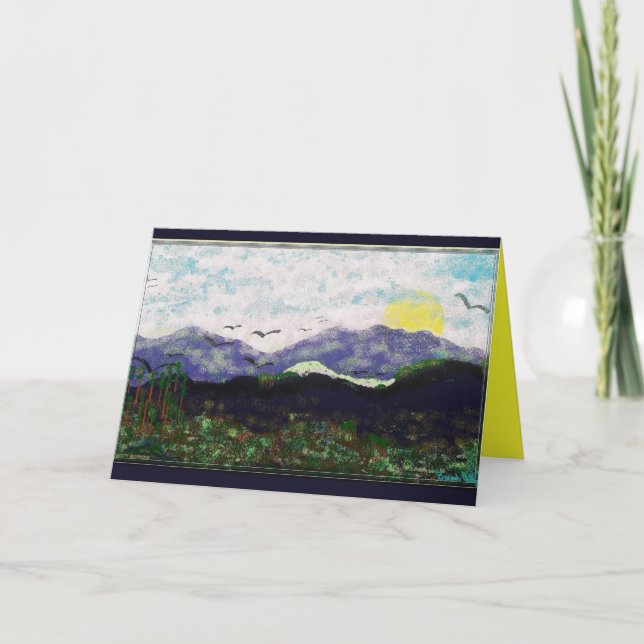 BELLES CARTES DE VOEUX VIERGES DE BRENDA (Devant)