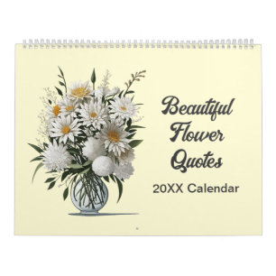 Belles citations de fleurs Calendrier botanique