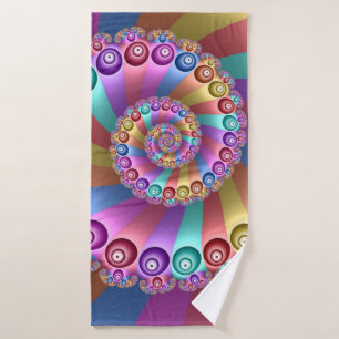 Belles couleurs arc-en-ciel Art fractal Abstrait