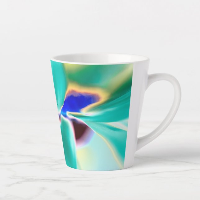 Belles couleurs Imprimer Petite Mug Latte (Droite)