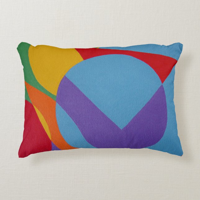 Belles couleurs vives ! Coussin de décoration (Devant)
