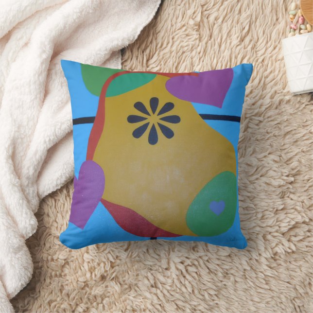Belles et Vibrantes Couleurs! Coussin de jet (Couverture)