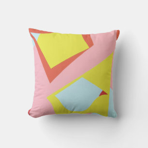 Belles et Vibrantes Couleurs! Coussin de jet