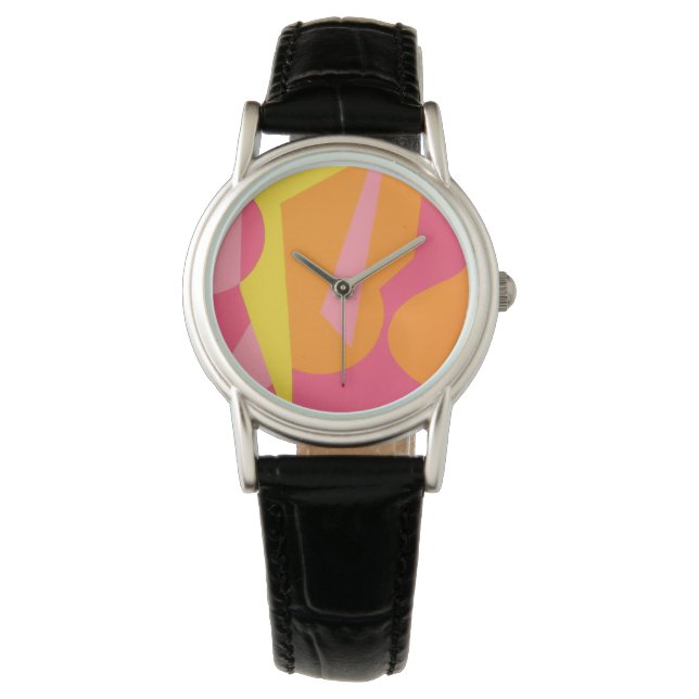 Belles et Vibrantes Couleurs ! eWatch Montre (devant)