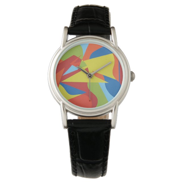 Belles et Vibrantes Couleurs! eWatch Montre (devant)