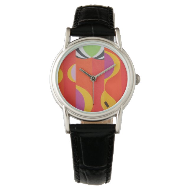 Belles et Vibrantes Couleurs! eWatch Montre (devant)
