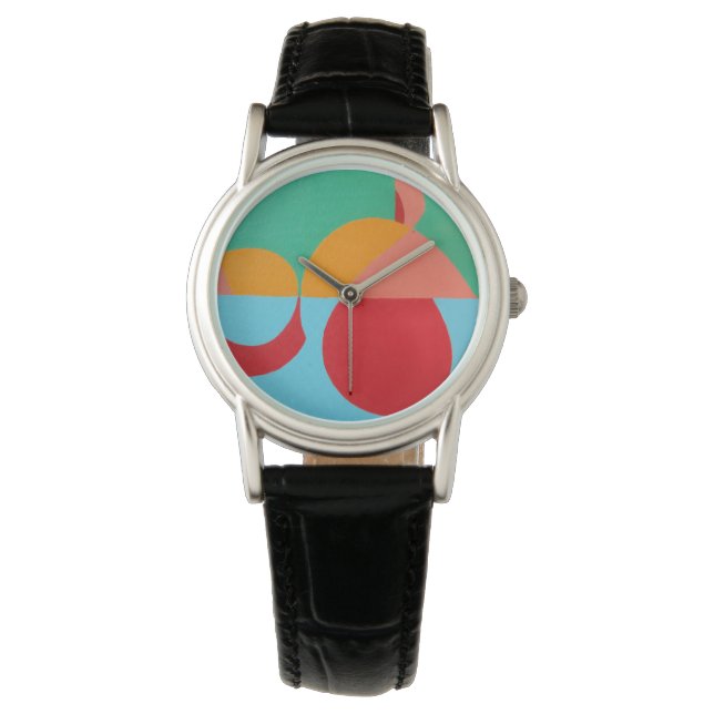 Belles et Vibrantes Couleurs! eWatch Montre (devant)