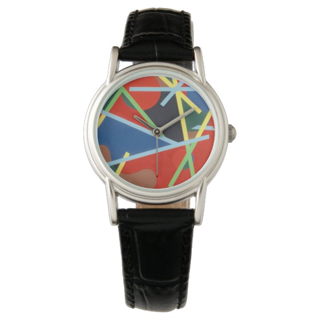 Belles et Vibrantes Couleurs! eWatch Montre (devant)