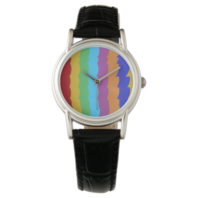 Belles et Vibrantes Couleurs! eWatch Montre (devant)