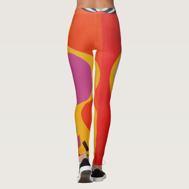 Belles et Vibrantes Couleurs ! Leggings (Dos)