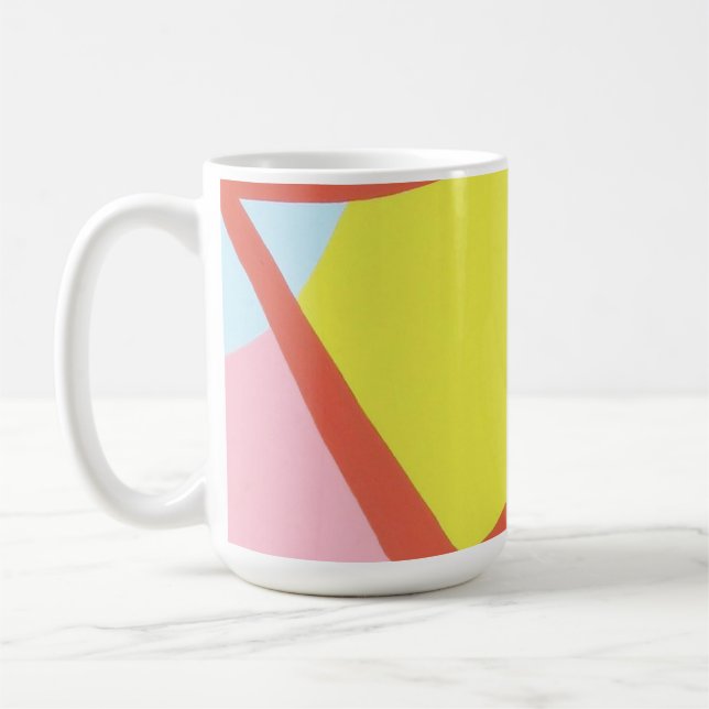 Belles et Vibrantes Couleurs ! Tasse à Café (Gauche)