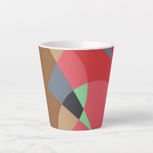 Belles et Vibrantes Couleurs ! Tasse à Latte