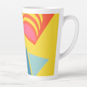 Belles et Vibrantes Couleurs ! Tasse à Latte