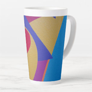 Belles et Vibrantes Couleurs ! Tasse à Latte