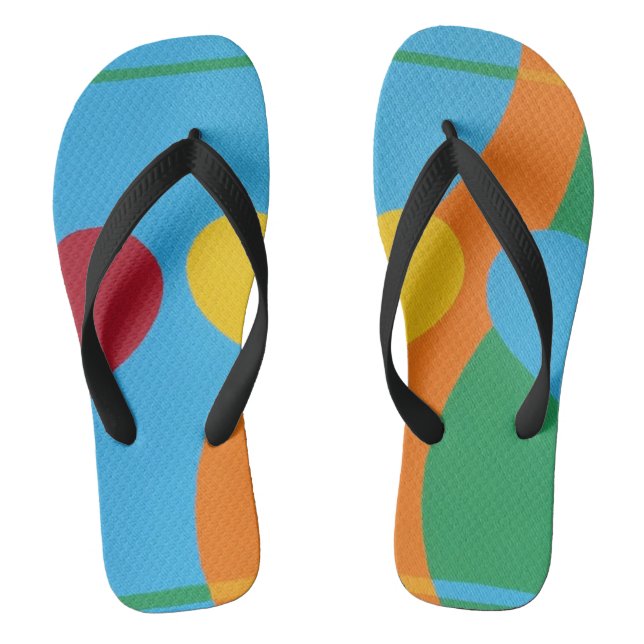 Belles et Vibrantes Couleurs ! Tongs (Semelle)