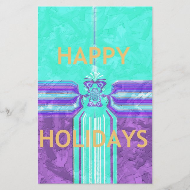 Belles fêtes de fin d'année vector design bleu cya (Devant)