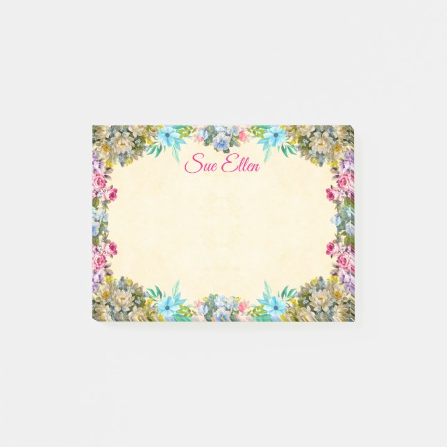 Belles fleurs 527 Notes post-it (Devant)