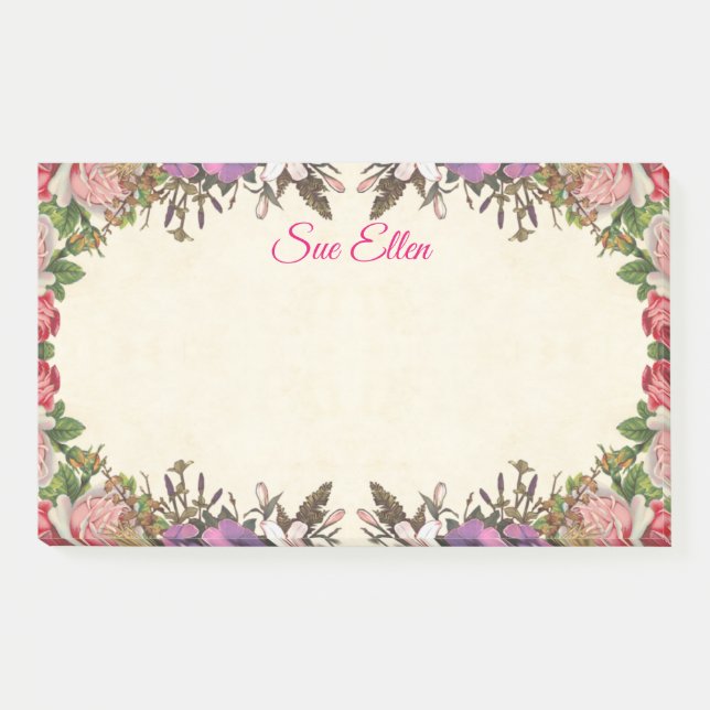 Belles fleurs 987 Notes post-it (Devant)