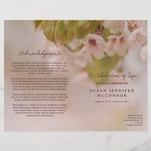 Belles fleurs Célébration de la vie funéraire