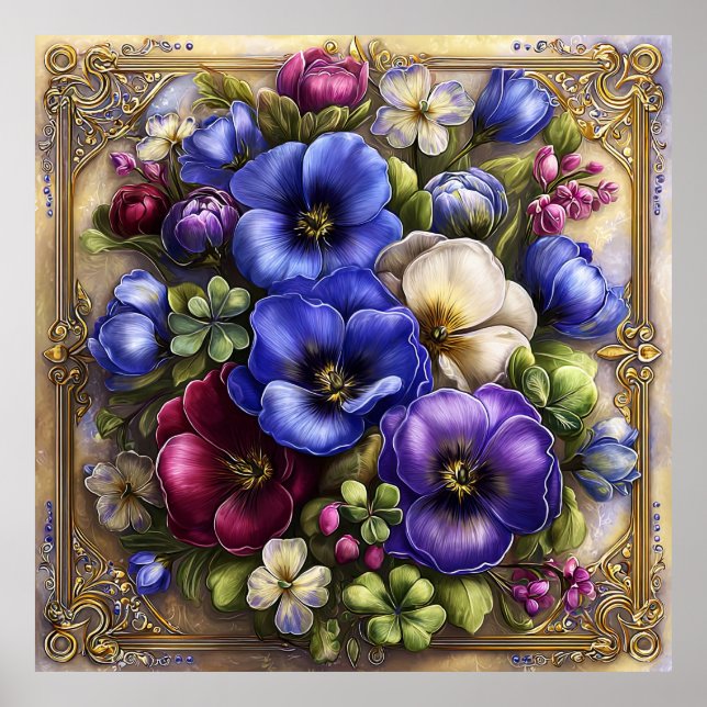 Belles fleurs de printemps Art mural 12 (Devant)