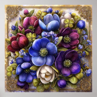 Belles fleurs de printemps Art mural 13
