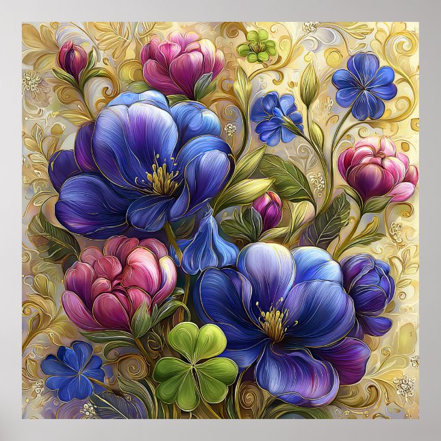 Belles fleurs de printemps Art mural 16 (Devant)