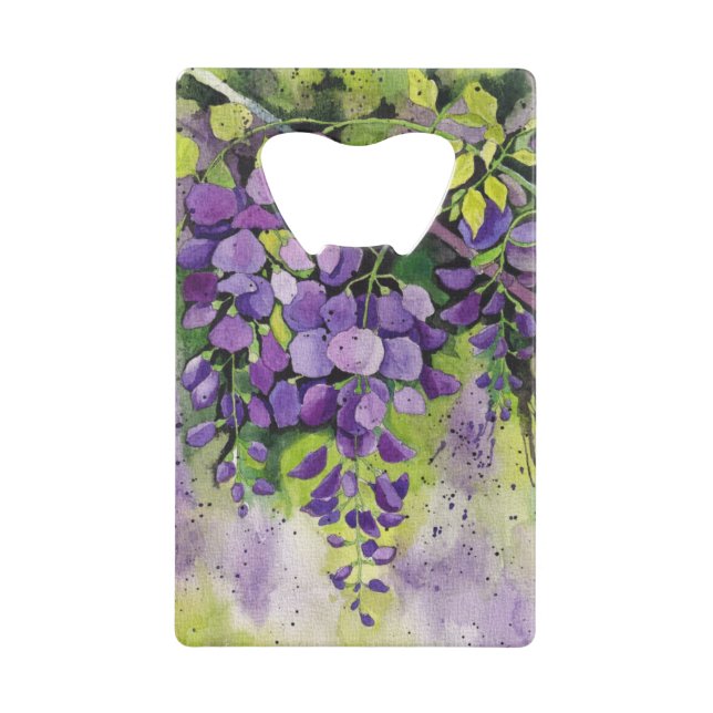 Belles Fleurs De Wisteria En Aquarelle (Devant)