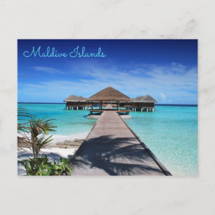 Belles îles Maldives   Carte postale des Maldives