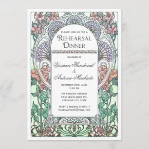 Belles invitations de Fête de la mariée de Nouveau