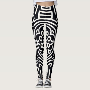 Belles Leggings Abstraits traditionnels