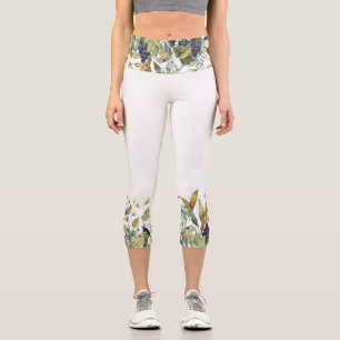 Belles Leggings Botaniques Capri