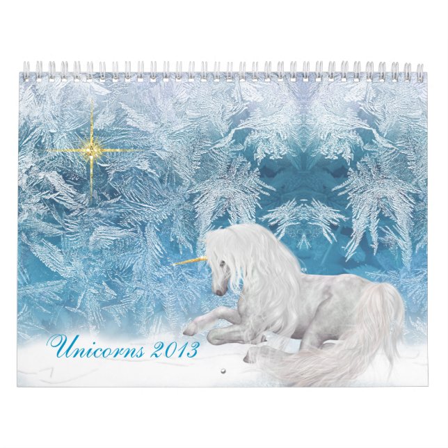 Belles licornes sur la glace 2013 Calendrier (Protection)