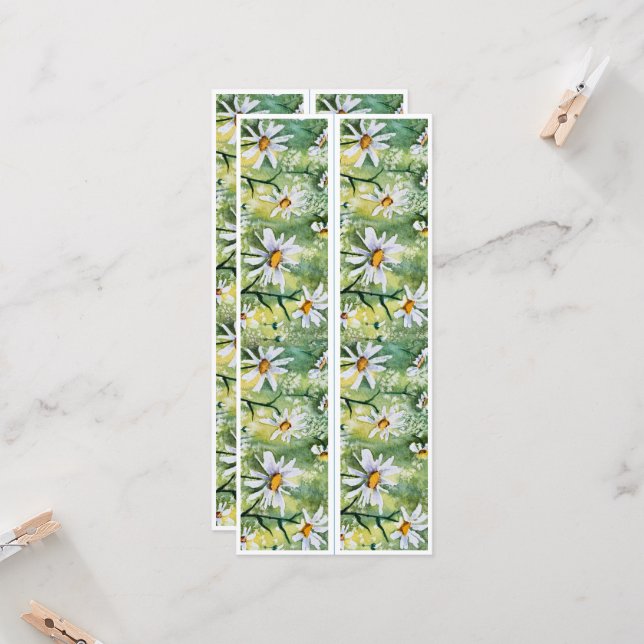 Belles marguerites Deux Signets (Devant/Arrière en situation)