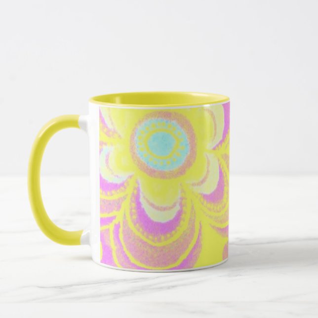 BELLES MUGS DE CAFÉ À FLEURS (Gauche)